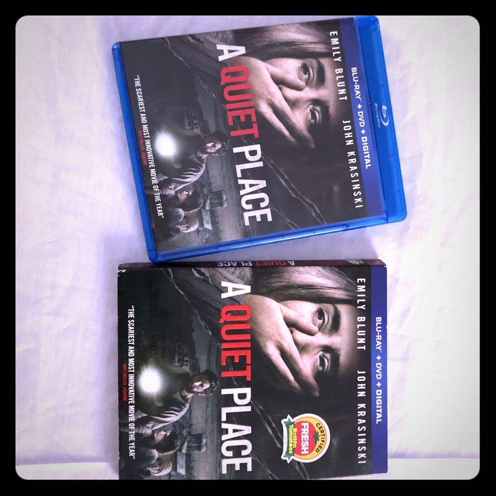 Blue ray and DVD 2019      A quiet place